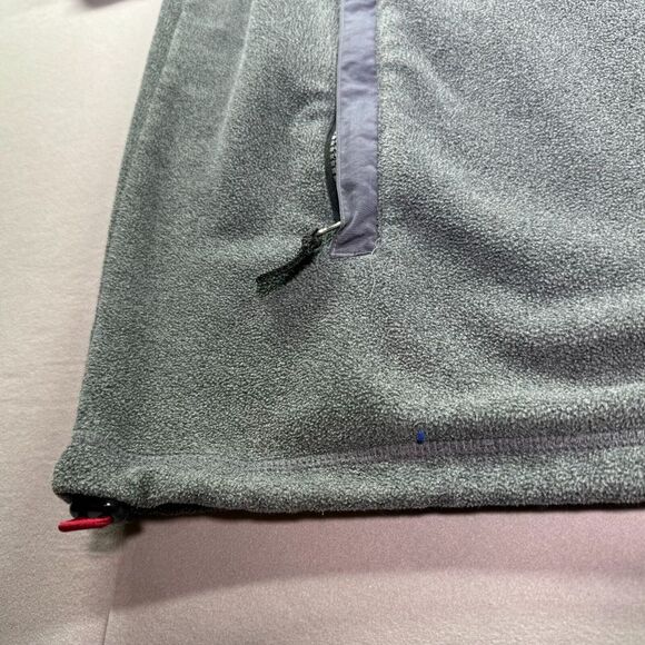 Curfew Full Zip Jacket Mens‎ XL Gray Fleece Nylon Pockets Mock Neck Outdoors Ski - Picture 8 of 12